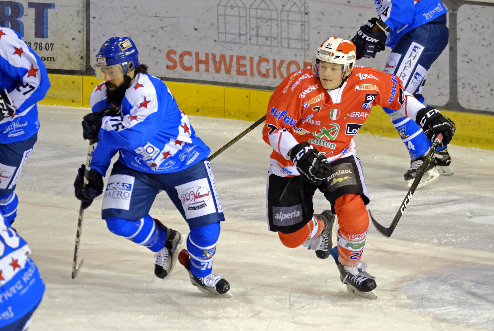 Max Pattis/Sky Alps Hockey League Playoff HF 1 Rittner Buam - SG Hafro Cortina 2-4