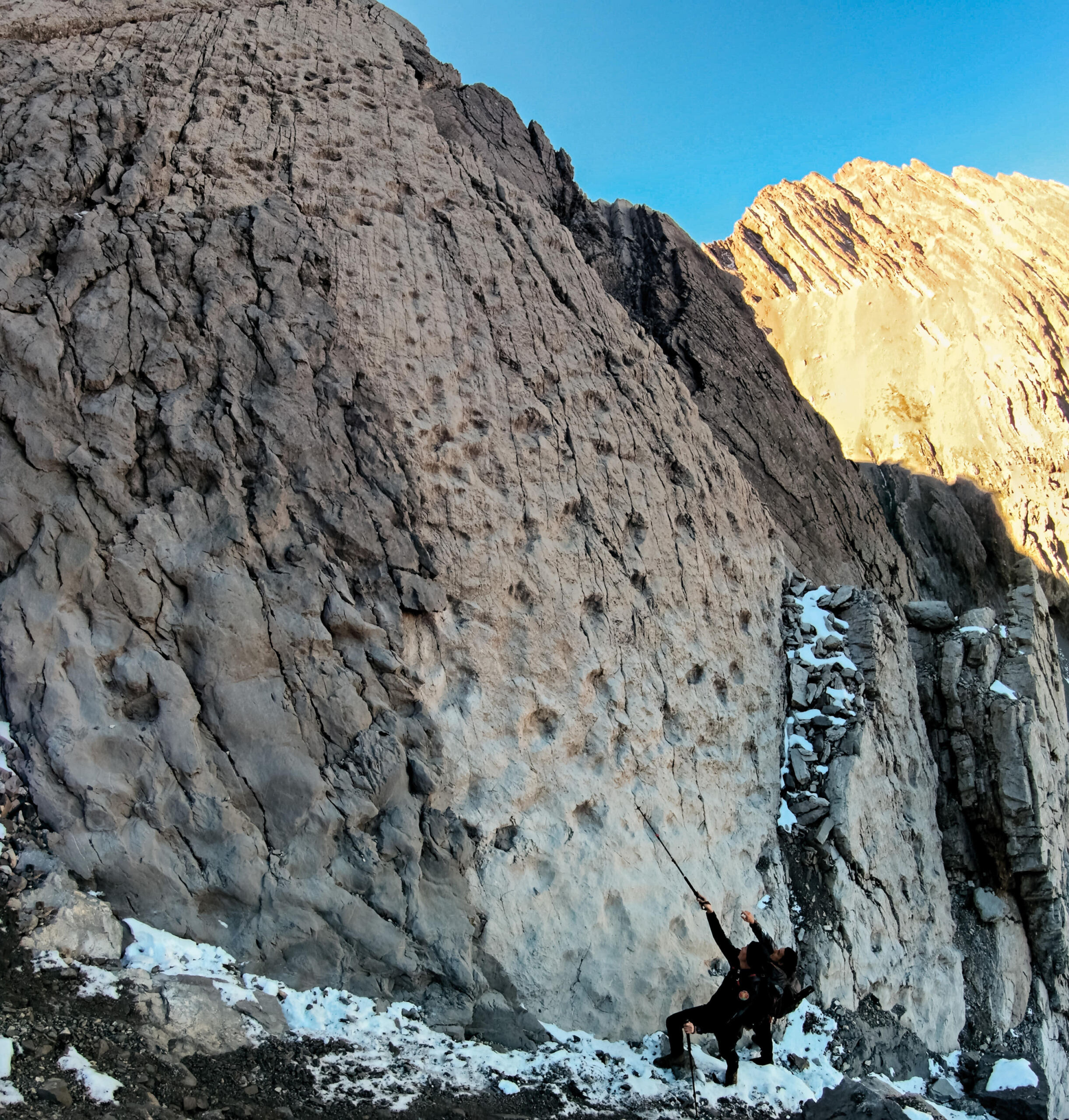 Dinospuren in der Lombardei